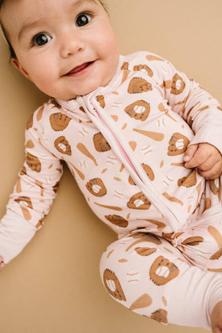 Home Run Pink Bamboo Sleeper