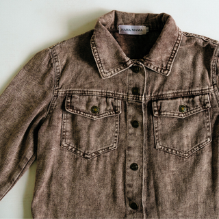 Brown Denim Jacket - adult