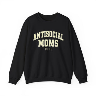 Antisocial Moms Club Sweatshirt | Unisex Crewneck, Gift for Moms, Cozy Lounge Wear, Casual Outfit, Mother's Day Gift