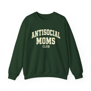 Antisocial Moms Club Sweatshirt | Unisex Crewneck, Gift for Moms, Cozy Lounge Wear, Casual Outfit, Mother's Day Gift
