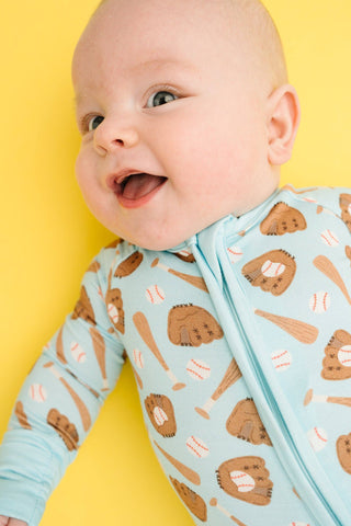 Home Run Blue Bamboo Sleeper