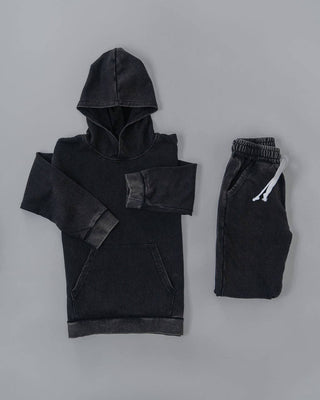 Onyx Stonewash Kids Hoodie