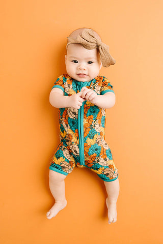 Colbie Floral Bamboo Short Romper