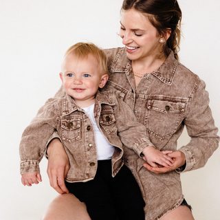 Brown Denim Jacket - matching