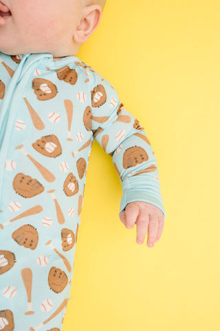 Home Run Blue Bamboo Sleeper