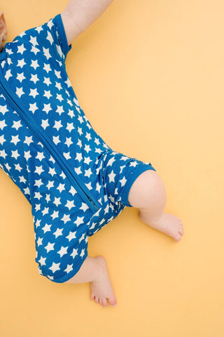 Retro Stars Bamboo Short Romper