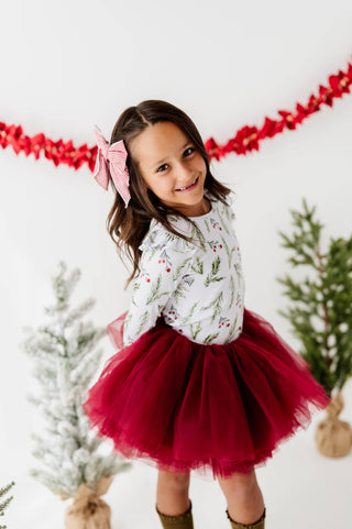 Full Layered wine Tutu, Full Tutu Skirt, Deep Red Tutu Skirt