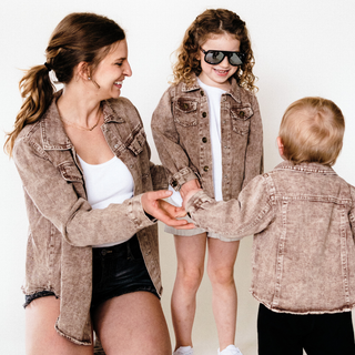 Brown Denim Jacket - matching