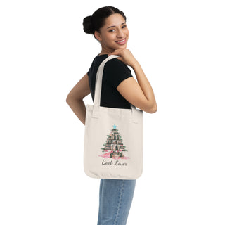 Book Lover Organic Canvas Tote Bag – Perfect Gift for Readers and Bookworms