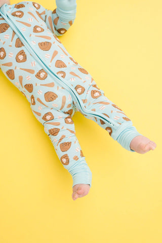 Home Run Blue Bamboo Sleeper