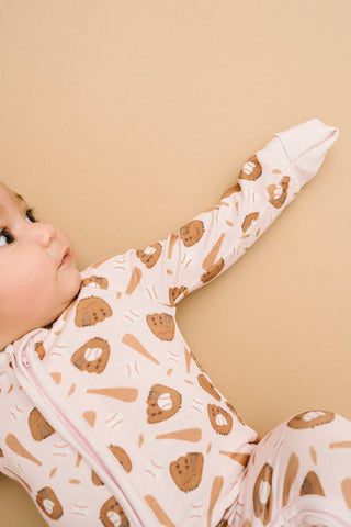 Home Run Pink Bamboo Sleeper