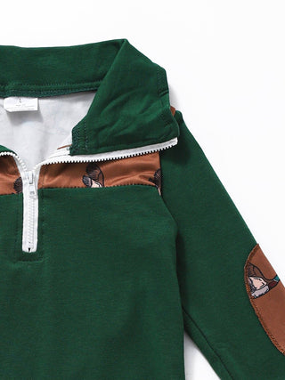 Green Duck Baby Kids Pullover