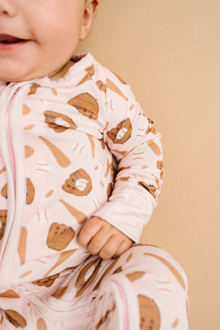 Home Run Pink Bamboo Sleeper