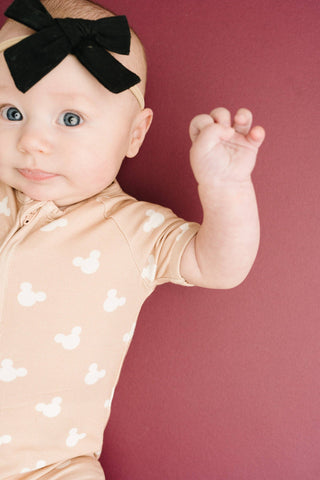 Beige Magical Bamboo Short Romper