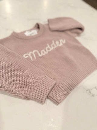 Knitted Name Sweater