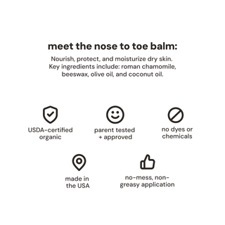 oogiebear nose to toe™ balm