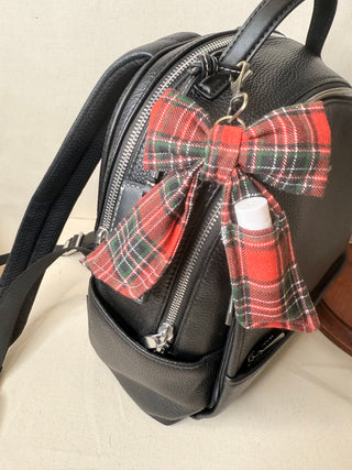 Plaid Chap-Stick Holder Keychain