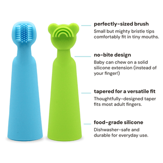 oogiebear finger brush and tongue scraper