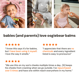 oogiebear mini baby nosebalm and chestrub kit