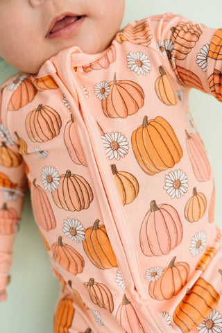 Pretty In Pink Pumpkins Bamboo Sleeper