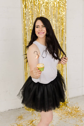 Full Layered Black Tutu, Full Tutu Skirt, Black tutu