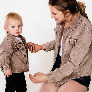 Brown Denim Jacket - matching