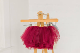 Full Layered wine Tutu, Full Tutu Skirt, Deep Red Tutu Skirt