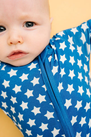 Retro Stars Bamboo Short Romper