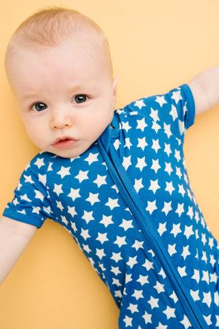 Retro Stars Bamboo Short Romper
