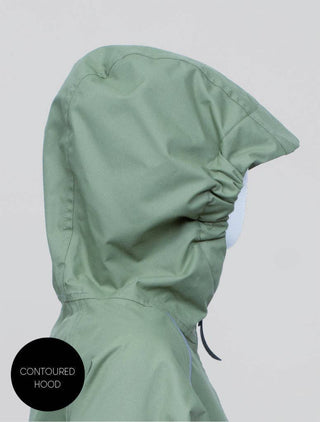 SplashMagic Rainshell - Basil | Waterproof Windproof Eco